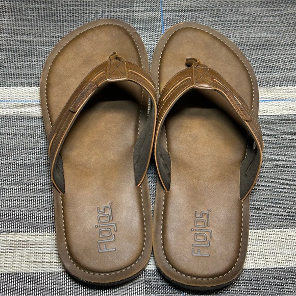 Flojos Men’s Thong Slip On Comfort Slippers Flip-Flop Size 12M - Picture 12 of 17